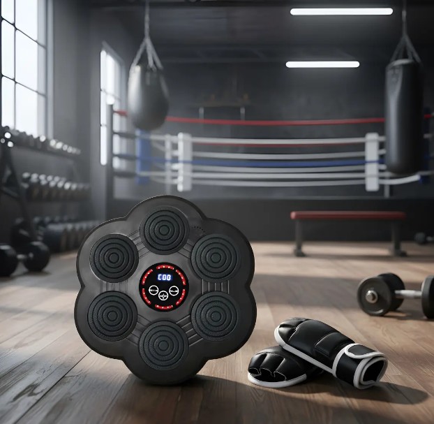 ¡Máquina de boxeo interactiva con 6 paneles, luces rítmicas y música integrada! 💥🎶 - Image 9
