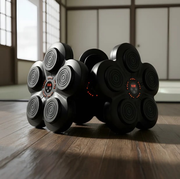 ¡Máquina de boxeo interactiva con 6 paneles, luces rítmicas y música integrada! 💥🎶 - Image 10