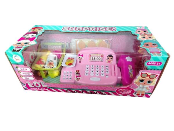 ¡Caja Registradora LOL para jugar a la tiendita con sonido, luces y accesorios! 🛒💳🍪
