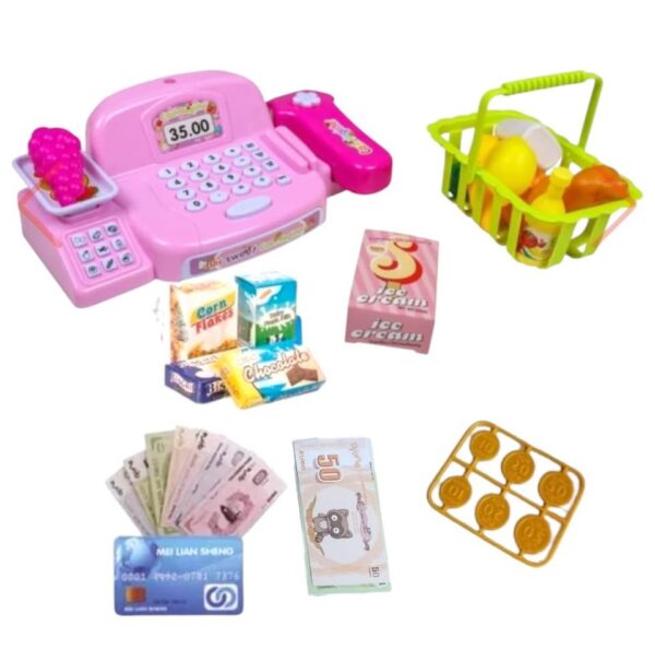¡Caja Registradora LOL para jugar a la tiendita con sonido, luces y accesorios! 🛒💳🍪 - Image 6