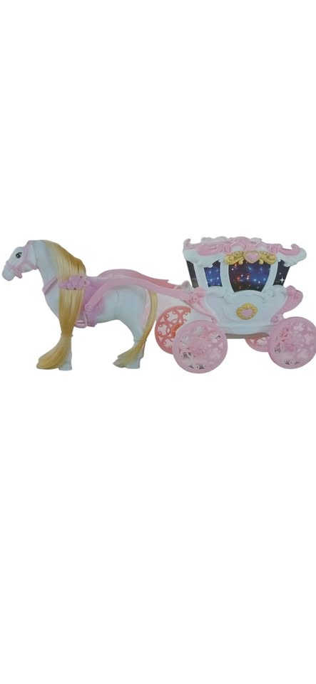 🌸✨ Carruaje Real de Ensueño con Muñeca y Caballo 🏰🐴💖 - Image 2