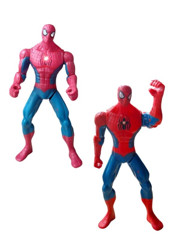 🕸️💡 ¡Héroes con luz y acción! Set articulado con efecto luminoso 🔥✨ - Image 2