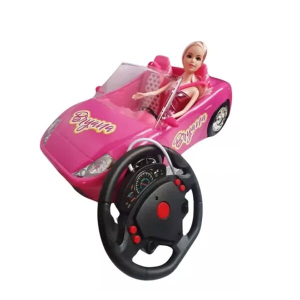 🌟🚗 ¡Súper Convertible Rosado a Control Remoto Luces y Música 🔋🎶💡 - Image 4