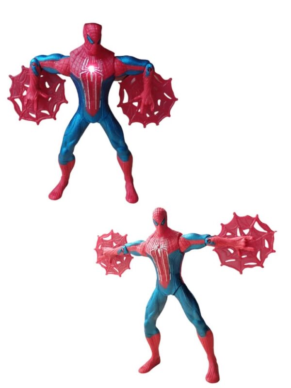 🕸️💡 ¡Héroes con luz y acción! Set articulado con efecto luminoso 🔥✨ - Image 4