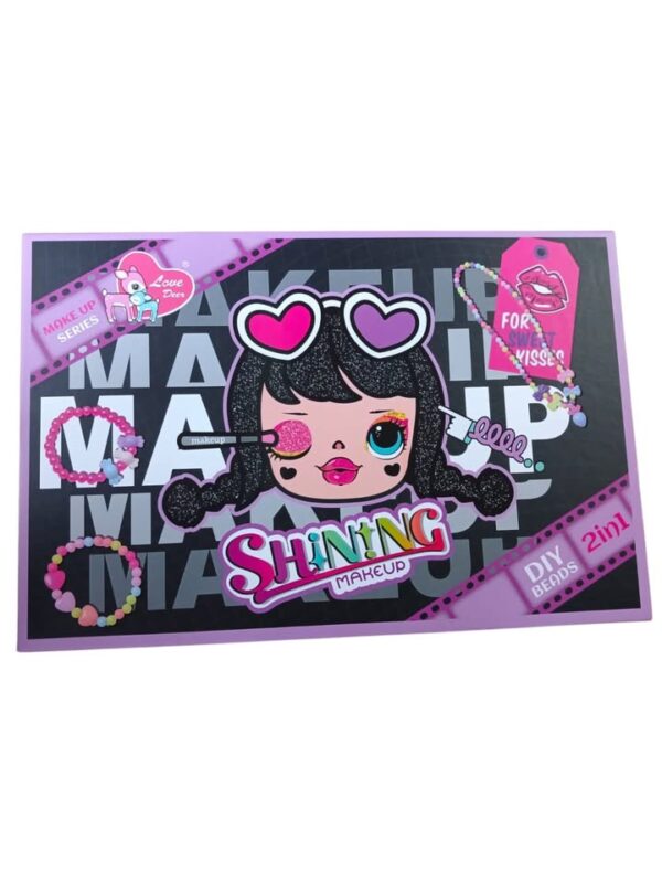 💄✨ Estuche de Belleza y Creatividad 🌈 con maquillaje + accesorios para manillas - Image 8