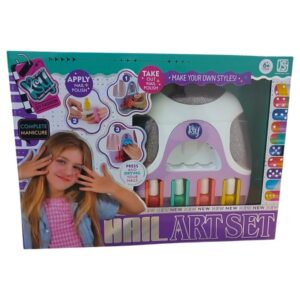 💖✨ ¡SECADORA DE UÑAS MÁGICA PARA NIÑAS CON GLITTER Y STICKERS! 💅🌈