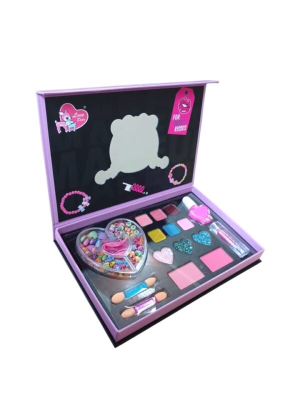 💄✨ Estuche de Belleza y Creatividad 🌈 con maquillaje + accesorios para manillas - Image 7
