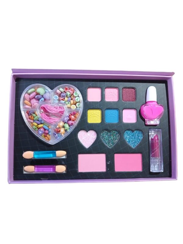 💄✨ Estuche de Belleza y Creatividad 🌈 con maquillaje + accesorios para manillas - Image 6