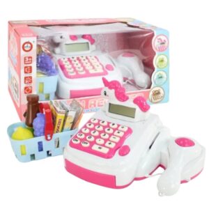 🦄 ¡Cajera mágica en acción! La registradora más divertida llegó al juego 🎀💵✨🛍️