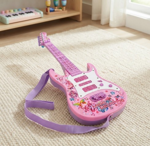 Guitarra Rosa con Luces y Sonido: ¡El Ritmo de Tu Corazón! 💖✨ - Image 5