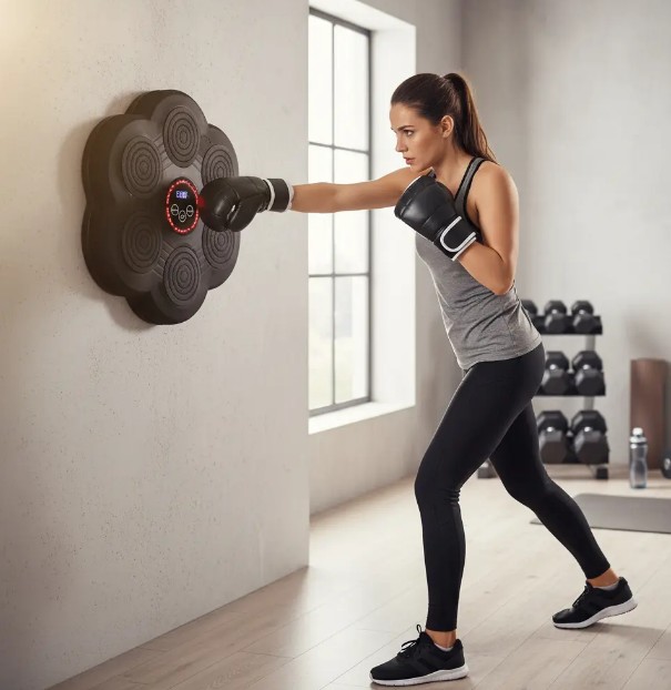 ¡Máquina de boxeo interactiva con 6 paneles, luces rítmicas y música integrada! 💥🎶 - Image 8