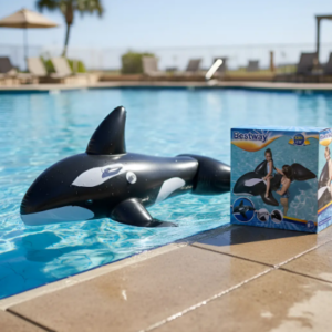 🐳 Orca Inflable Gigante 2.03m – ¡Diversión A Lo Grande Con Bestway!