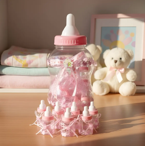 👶🍼 Tetero Gigante Baby Shower Con 30 Mini Teteritos Decorativos Rosa O Azul 🎉💖💙 - Image 13