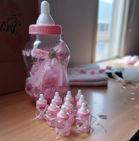 👶🍼 Tetero Gigante Baby Shower Con 30 Mini Teteritos Decorativos Rosa O Azul 🎉💖💙 - Image 11