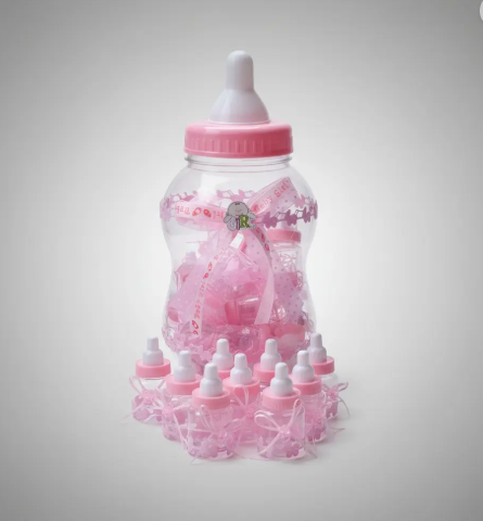 👶🍼 Tetero Gigante Baby Shower Con 30 Mini Teteritos Decorativos Rosa O Azul 🎉💖💙 - Image 8