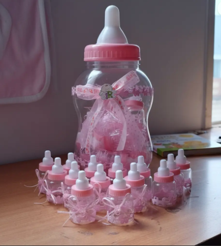 👶🍼 Tetero Gigante Baby Shower Con 30 Mini Teteritos Decorativos Rosa O Azul 🎉💖💙 - Image 7