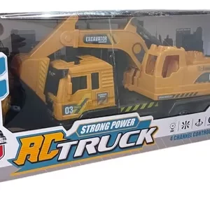🚧Excavadora con Control Remoto y Cargador – ¡Diversión en la obra! 🚜