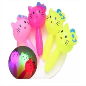 🌟 ¡Pack x6 Sonajeros Gatunos Luminosos! 🎀🐱 — ¡Suenan, brillan y sacan risas! 🎉