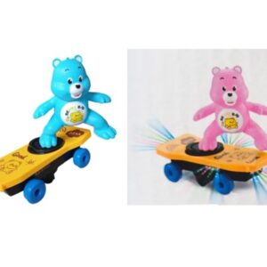 🧸 Oso Musical con Patineta 🛹 – Con luces, música y giros 360°