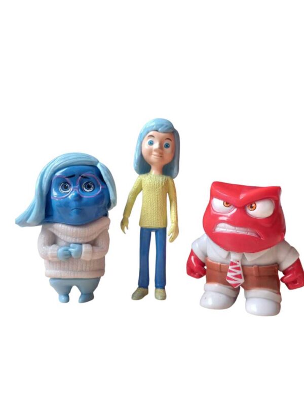 🎉 ¡Colección Emocional! Set de 6 Figuras de Inside Out con Bases Incluidas 🎭 - Image 2