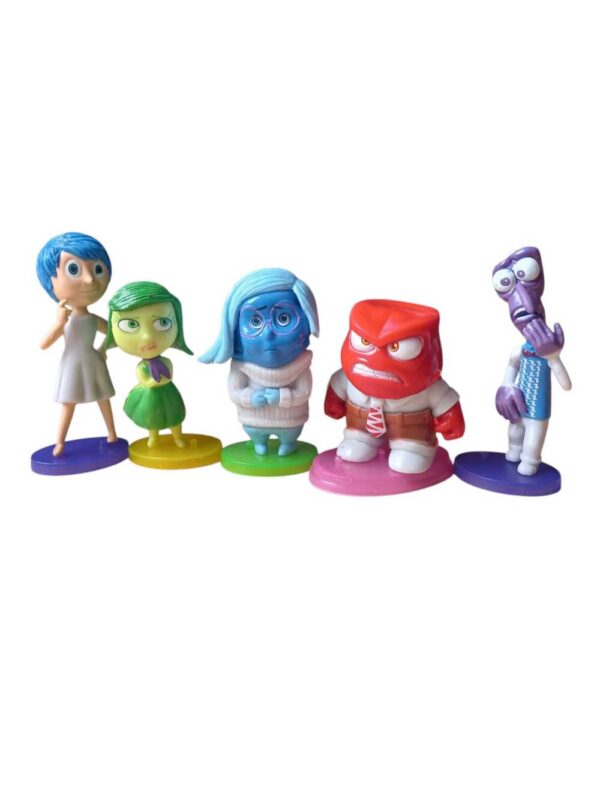 🎉 ¡Colección Emocional! Set de 6 Figuras de Inside Out con Bases Incluidas 🎭 - Image 3