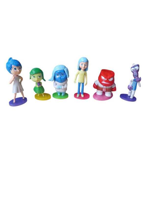 🎉 ¡Colección Emocional! Set de 6 Figuras de Inside Out con Bases Incluidas 🎭 - Image 5