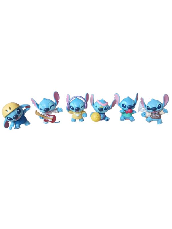 💥✨ Set de Figuras “Alien Azul Travieso” – ¡7 formas de ternura galáctica! 🛸💙 - Image 2
