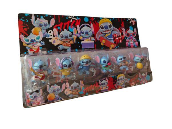 💥✨ Set de Figuras “Alien Azul Travieso” – ¡7 formas de ternura galáctica! 🛸💙