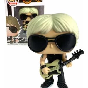 🎸🔥 Mini Rockstar de Cabello Blanco – Edición Legendaria 🔥🎸