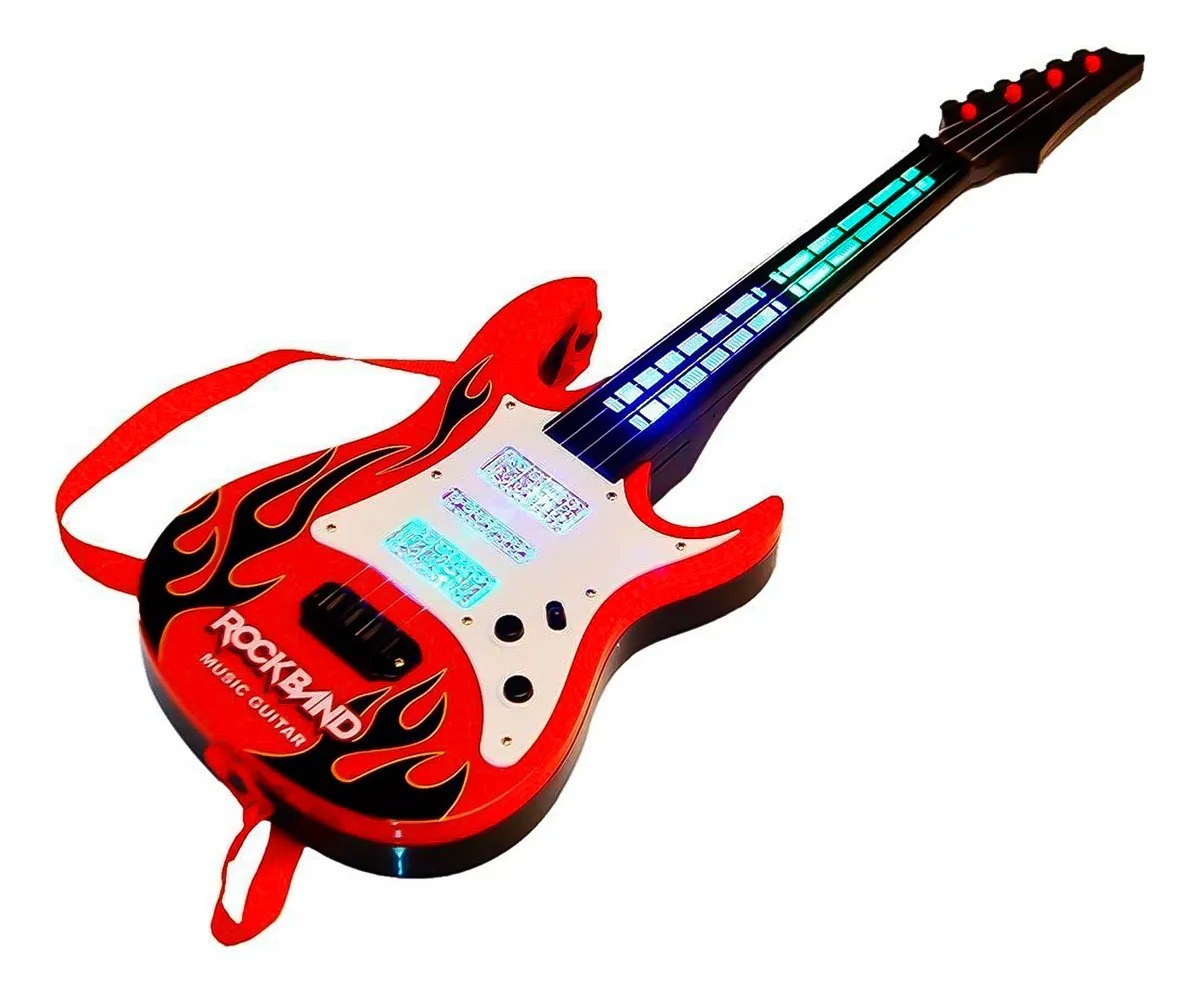 Guitarra Roja: ¡La Pasión de la Música! 🔥🎶