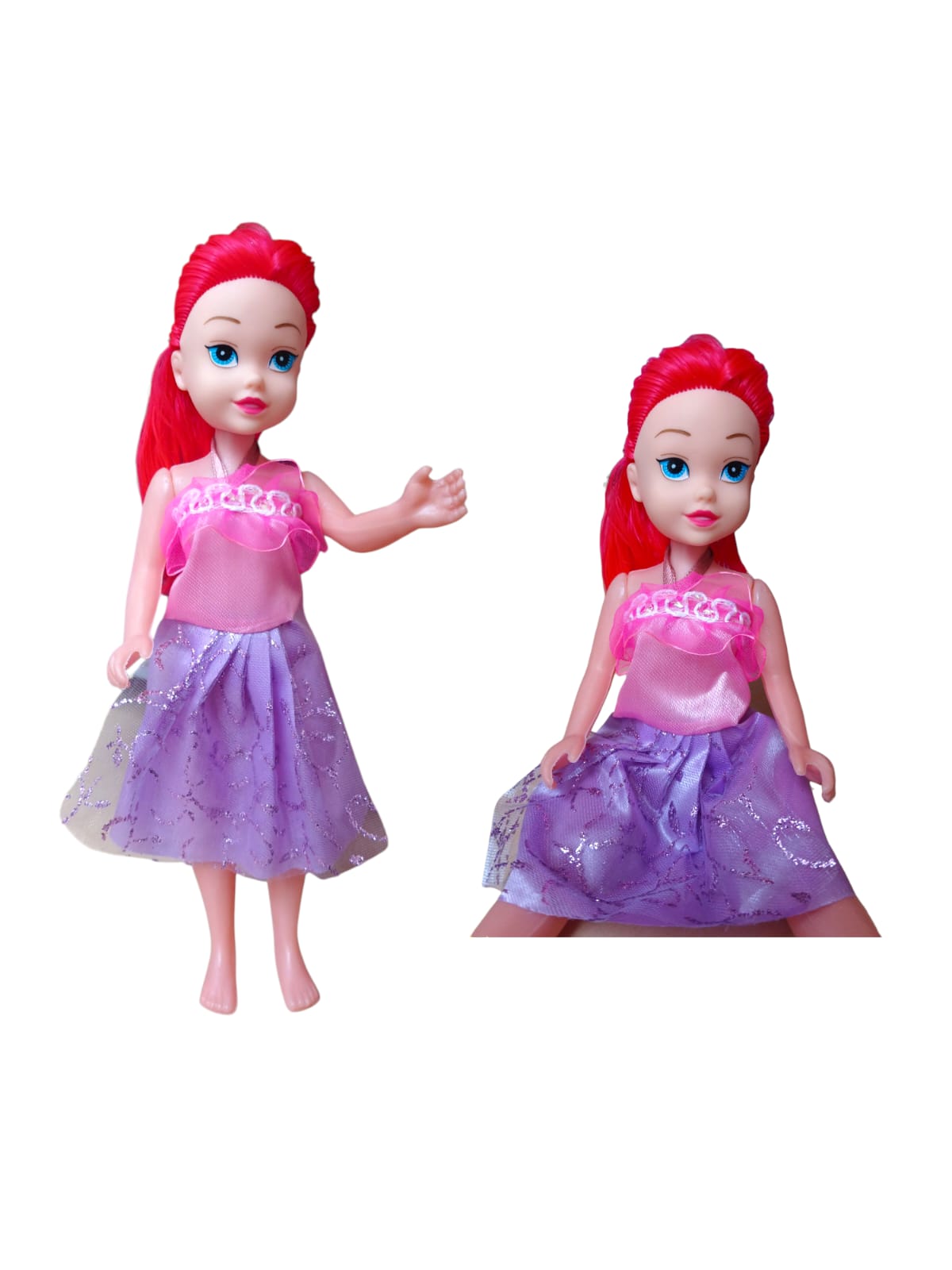 🌟 Pack de Princesitas de Ensueño – Set de 6 Muñecas Coloridas 🌈👑 - Image 6
