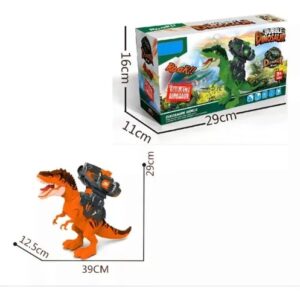 🦖 ¡Dino Explosión de Burbujas, Luces y Rugidos! 💨💡