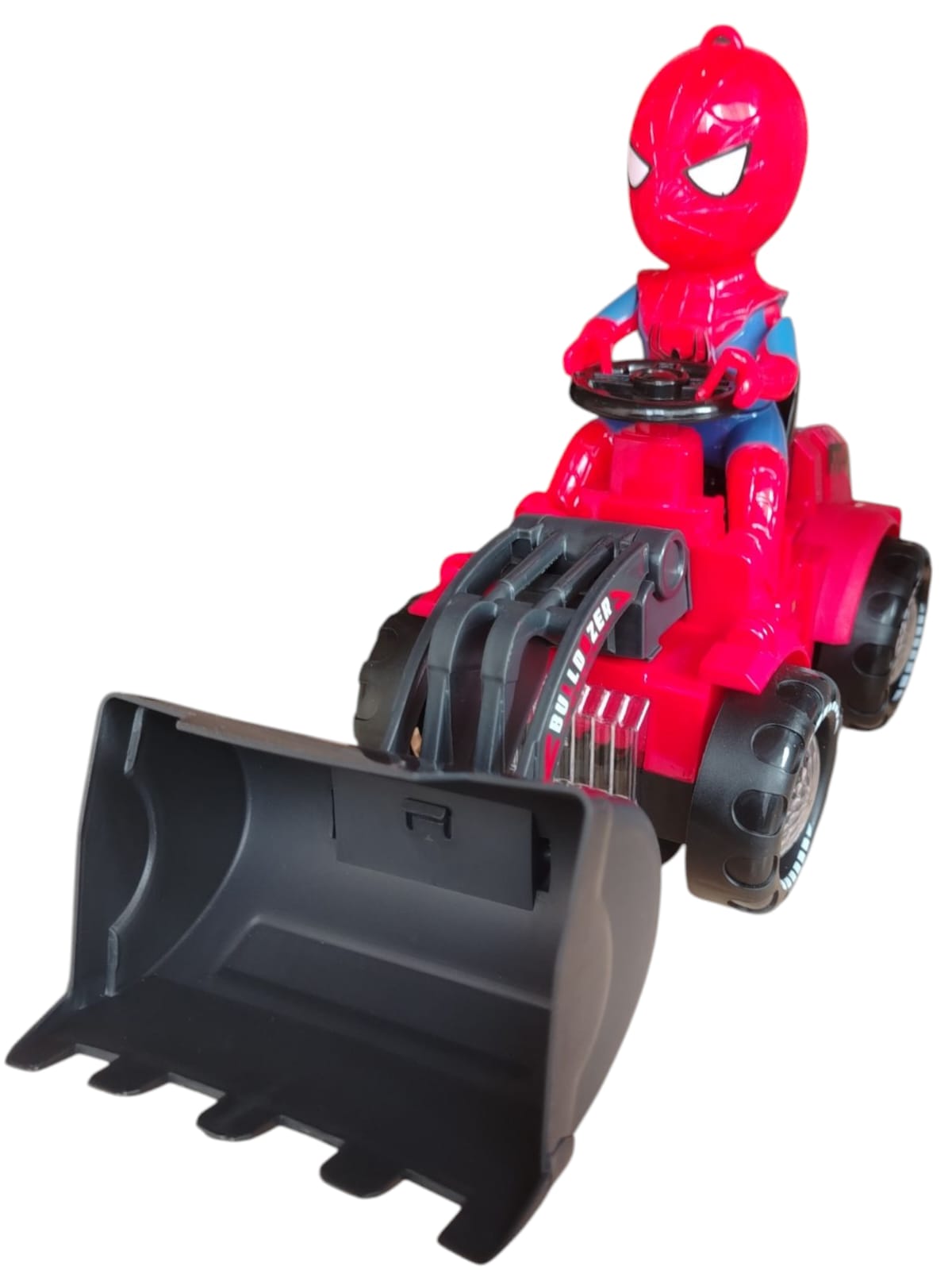 🚜 Excavadora Héroe Arácnido con Luces y Sonido 🕷️✨ – ¡Diversión Total! - Image 2