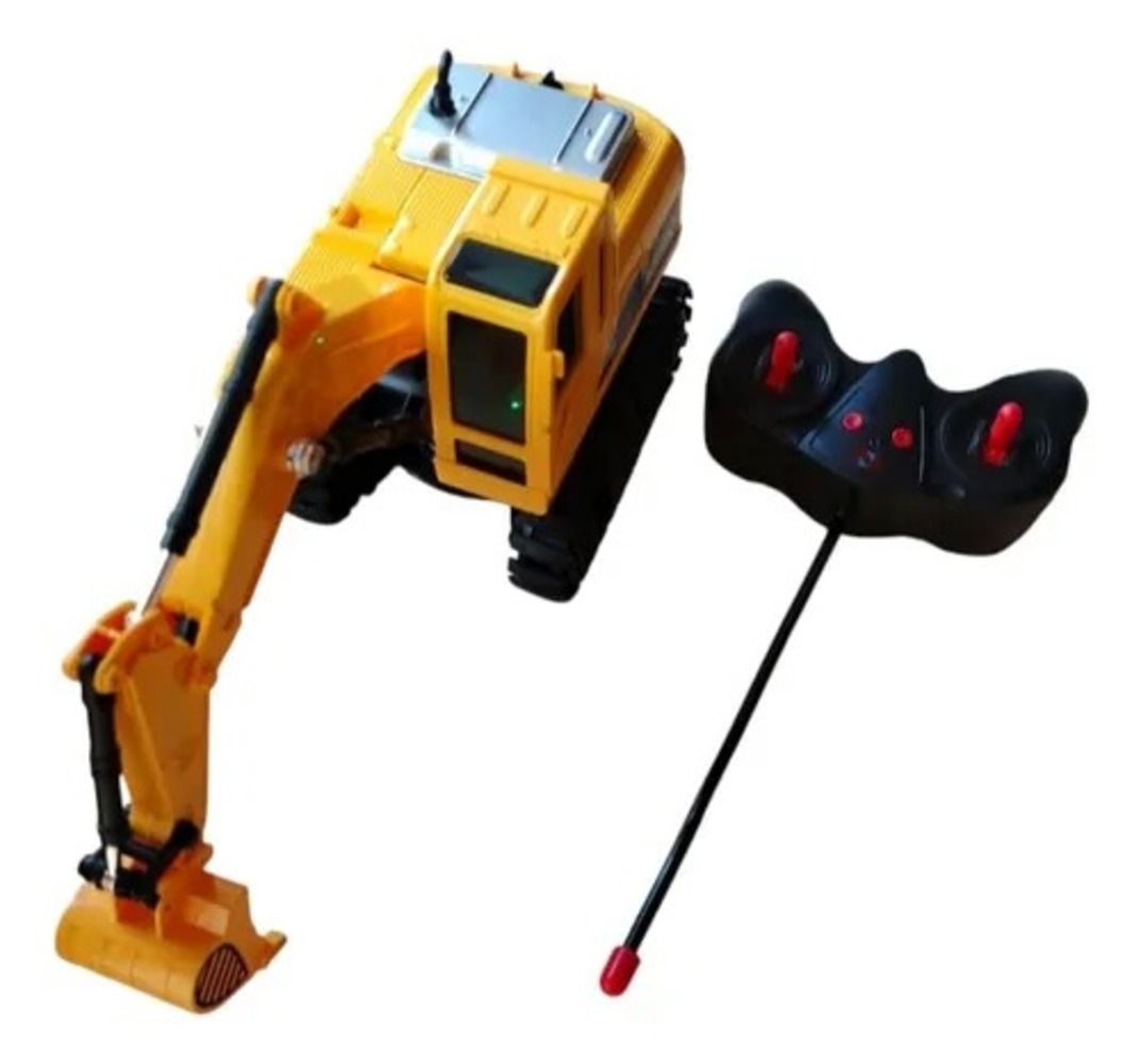 🚜 Súper Excavadora a Control Remoto con Luz, Sonido y Movimiento Real ✨ - Image 3