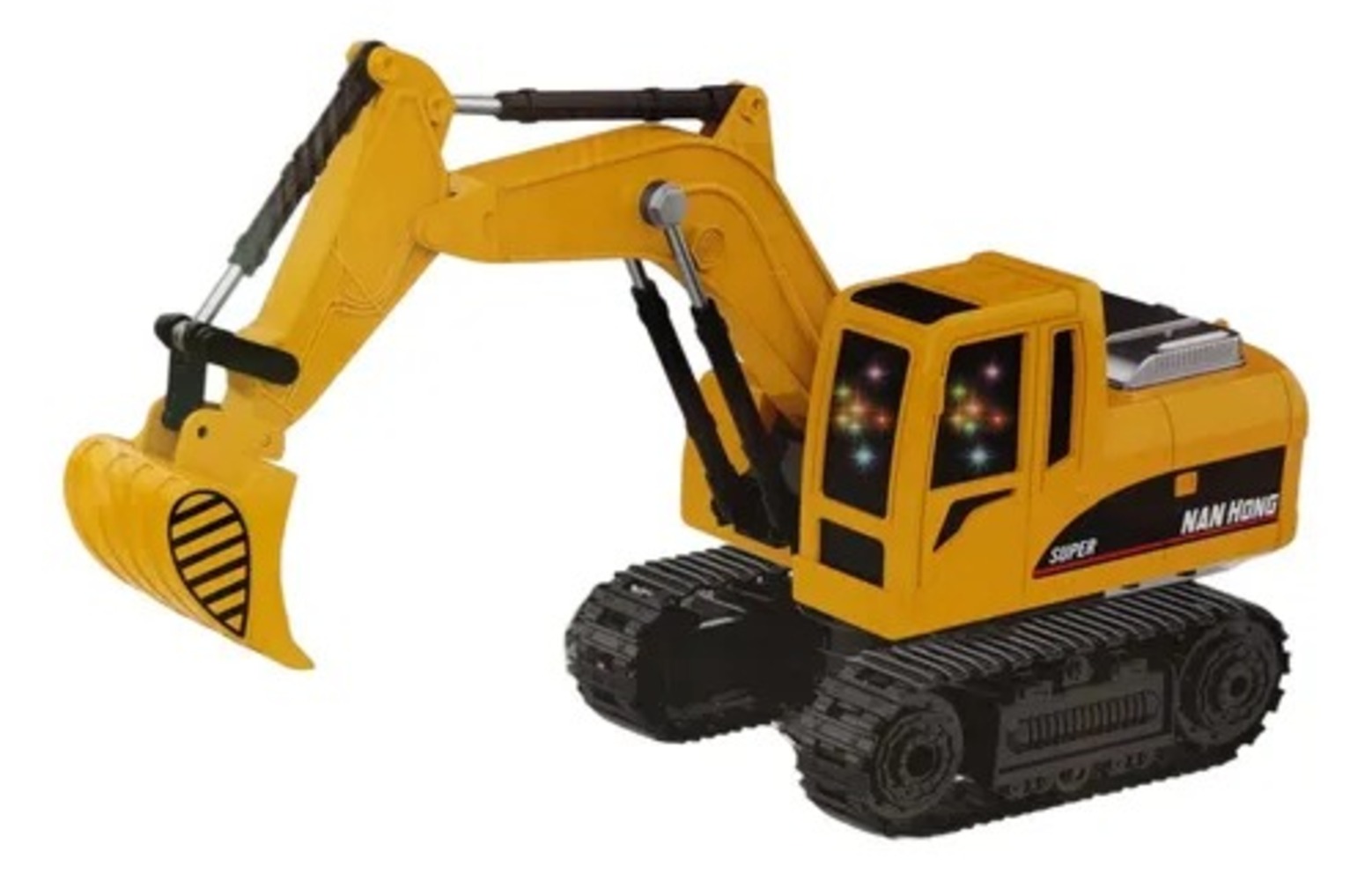 🚜 Súper Excavadora a Control Remoto con Luz, Sonido y Movimiento Real ✨