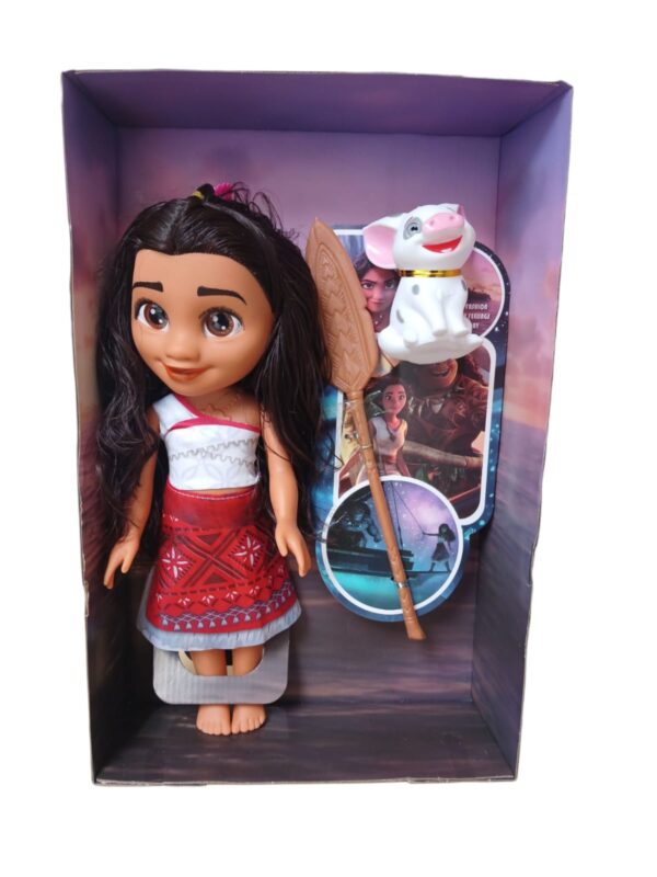 🌊 Muñeca Aventurera Sonora con Bastón Tribal y Cerdito Chillón 🐷✨