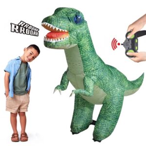 🦖💥 ¡EL DINOSAURIO MÁS INCREÍBLE HA LLEGADO! ¡INFLABLE, GIGANTE Y A CONTROL REMOTO! 🦖💥
