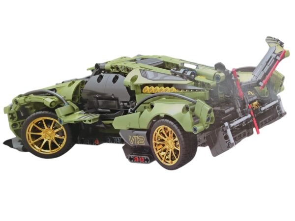 🚗💥 ¡Arma la Velocidad! Súper Auto Deportivo de 1148 Piezas 🧩🔥 - Image 4
