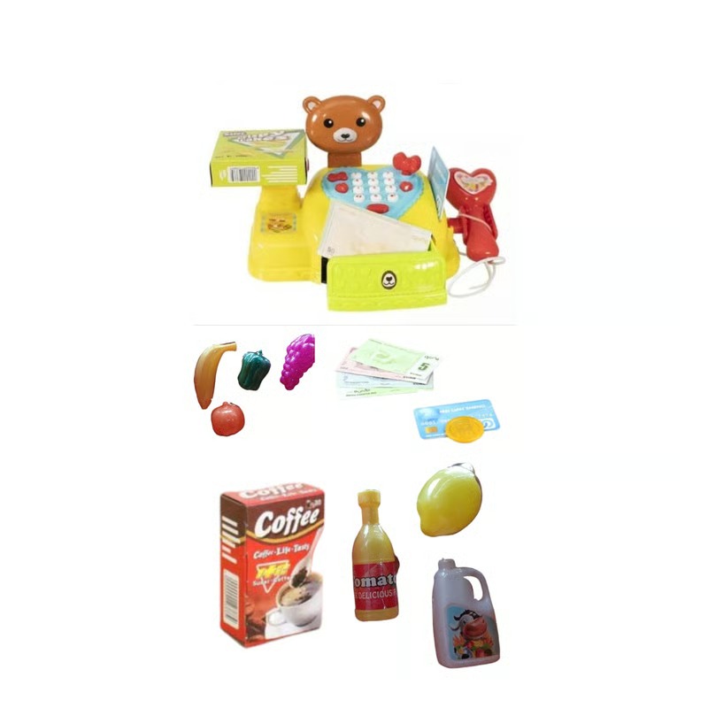 🐻💳 ¡Súper Caja Registradora Interactiva con Sonidos y Accesorios! 🍓🎶 - Image 2