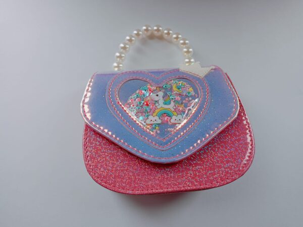 👜💖 Bolso Infantil con Agarradera de Perlas y Correa para Colgar 💖👜 - Image 5