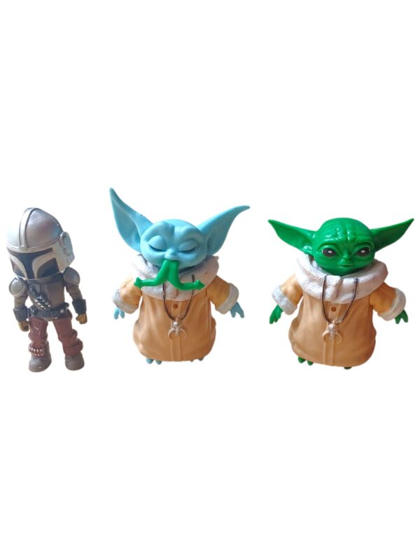 🌌✨ Set x3 Figuras Galácticas con Luz en el Pecho 🚀🔴 - Image 6
