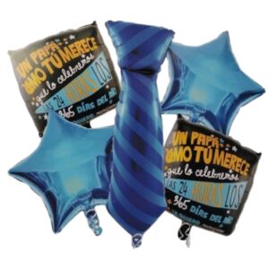 Pack De Globos Para Papá Amor, Estilo Y Mucho Cariño