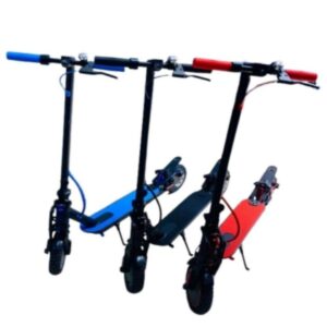 🏁 Patineta Eléctrica Plegable Con Amortiguador Frontal