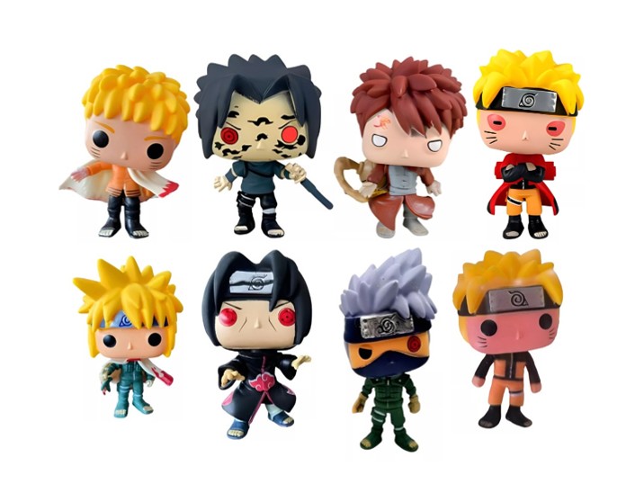 🌀 Set de Figuras Estilo Pop - Guerreros Ninja Edición Coleccionable (4 unidades)