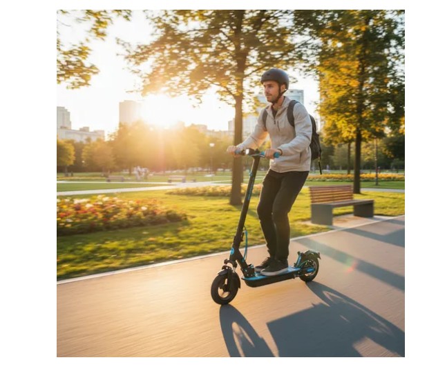 🚀 Patineta Eléctrica Portátil con Amortiguador Frontal y App 📱⚡ - Image 2