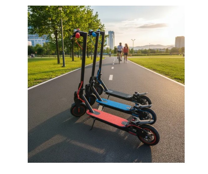 🚀 Patineta Eléctrica Portátil con Amortiguador Frontal y App 📱⚡