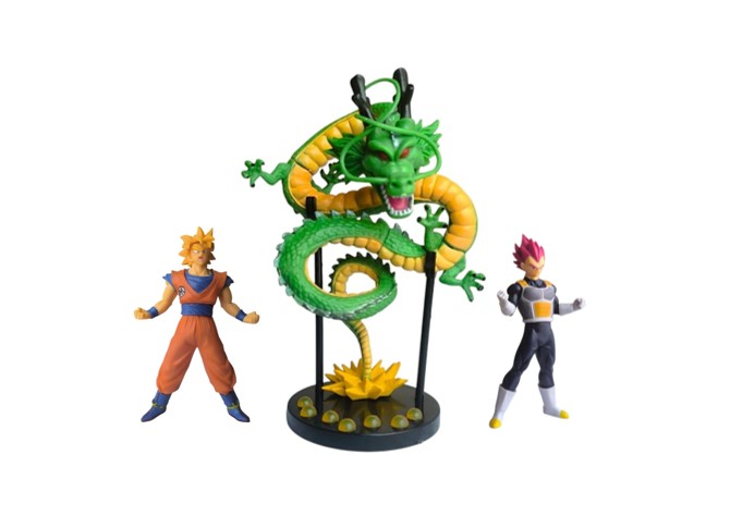 🐉 Figuras Dragon Ball con Dragón y Esferas del Dragón 🌟
