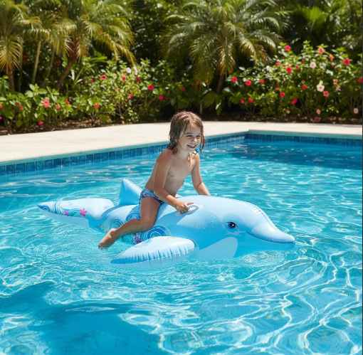 Flotador De Delfín Inflable Intex 175cm - Image 9