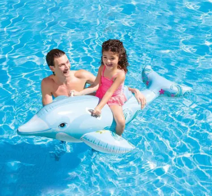 Flotador De Delfín Inflable Intex 175cm - Image 6
