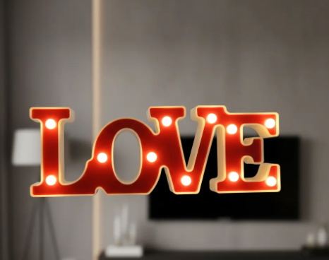 ❤️✨ Letrero LED LOVE Luz Perfecta Para Fiestas Y Regalos ✨❤️